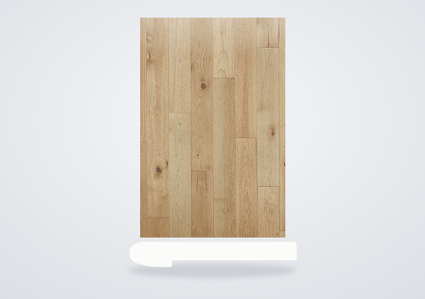 Mohawk Cascade Hills Engineered Hardwood Flax Hickory Flush Stair Nose