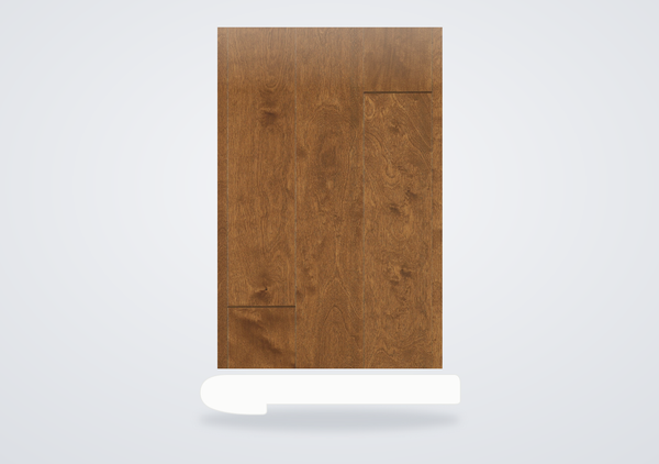 Mohawk Urban Reserve Engineered Hardwood Banister Birch Flush Stair Nose