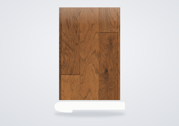 Mohawk Windridge Hickory Engineered Hardwood Golden Hickory Flush Stair Nose