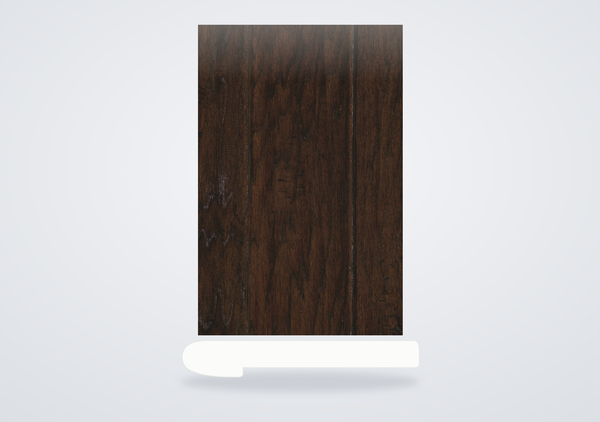Mohawk Windridge Hickory Engineered Hardwood Espresso Hickory Flush Stair Nose