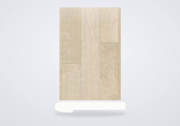 Mohawk Sendera Birch Engineered Hardwood Snowy Birch Flush Stair Nose