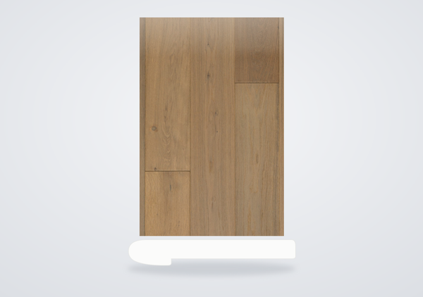 Mohawk Seaside Tides Engineered Hardwood Sea Salt Oak Flush Stair Nose