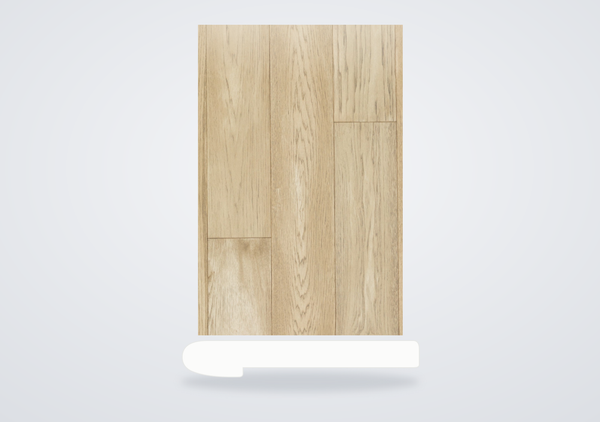 Mohawk Beachside Villa Engineered Hardwood Sea Scrolls Hickory Flush Stair Nose
