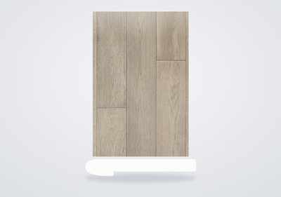 Mohawk Beachside Villa Engineered Hardwood Ocean Pearl Hickory Flush Stair Nose