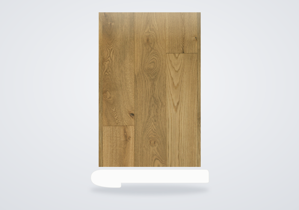 Mohawk Coral Shores Engineered Hardwood Edgecomb Oak Flush Stair Nose