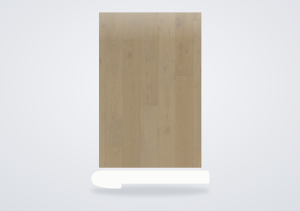 Mohawk Islandair Engineered Hardwood Gravel Shore Oak Flush Stair Nose