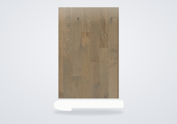 Mohawk Camden Isle Engineered Hardwood Gray Cashmere Flush Stair Nose