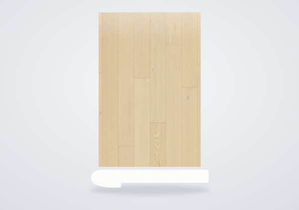 Mohawk Wyndham Farms Engineered Hardwood Stone Washed Oak Flush Stair Nose