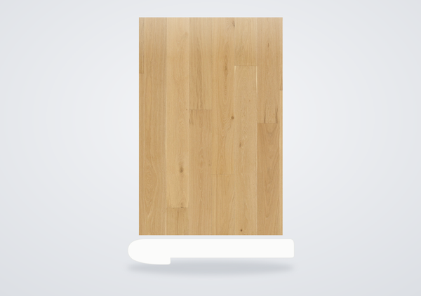 Mohawk Wyndham Farms Engineered Hardwood Aged Linen Oak Flush Stair Nose
