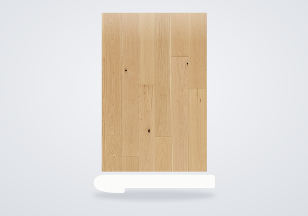 Mohawk Wyndham Farms Engineered Hardwood Natural Linen Oak Flush Stair Nose