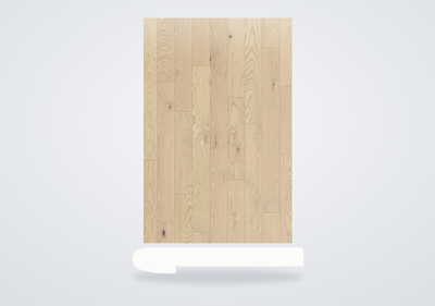 Mohawk Caspian Cliffs Engineered Hardwood Whitewater Oak Flush Stair Nose