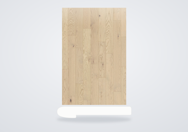 Mohawk Caspian Cliffs Engineered Hardwood Whitewater Oak Flush Stair Nose