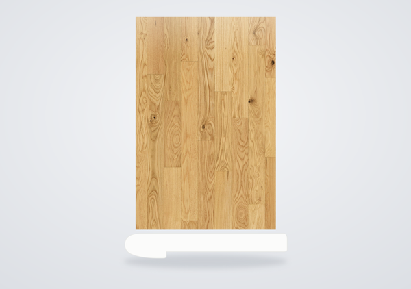 Mohawk Industrial Design Engineered Hardwood Natural Oak Flush Stair Nose
