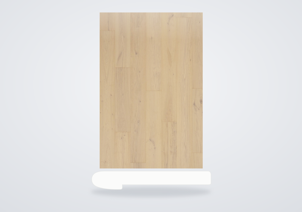 Mohawk Madera Trace Engineered Hardwood Natural Stone Oak Flush Stair Nose