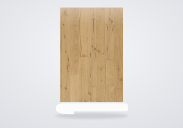Mohawk Madera Trace Engineered Hardwood Papyrus Oak Flush Stair Nose