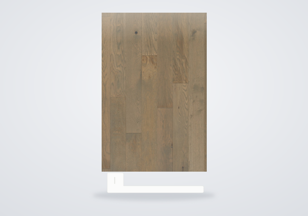 Mohawk Camden Isle Engineered Hardwood Gray Cashmere Quarter Round