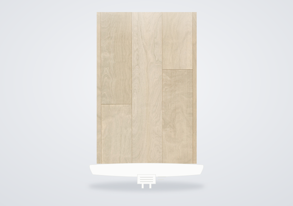 Mohawk Sendera Birch Engineered Hardwood Snowy Birch T-Molding