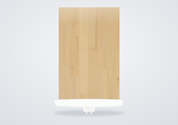 Mohawk Madera Trace Engineered Hardwood Antiqued Plaster Oak T-Molding