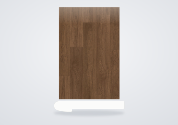 Mohawk Woodstock Knoll Truffle Hickory Flush Stair Nose