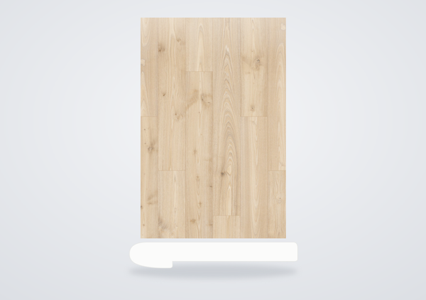 Mohawk Madison Aisle Ivory Chestnut Flush Stair Nose