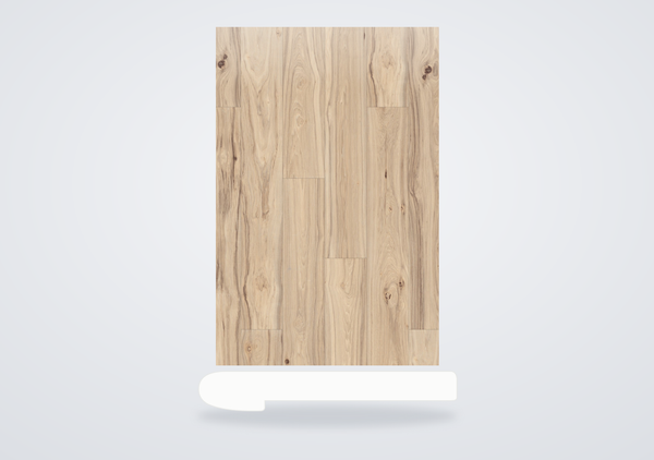 Mohawk Lacy Highlands White Pepper Hickory Flush Stair Nose