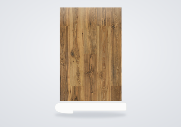 Mohawk Morena Bluffs Cattail Pecan Flush Stair Nose