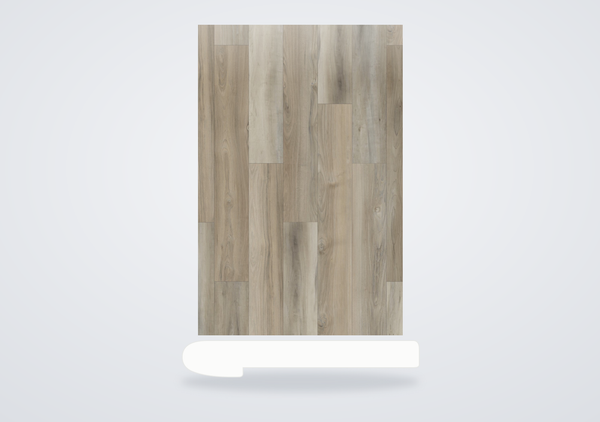 Mohawk Founder's Trace Cathedral Grey Flush Stair Nose