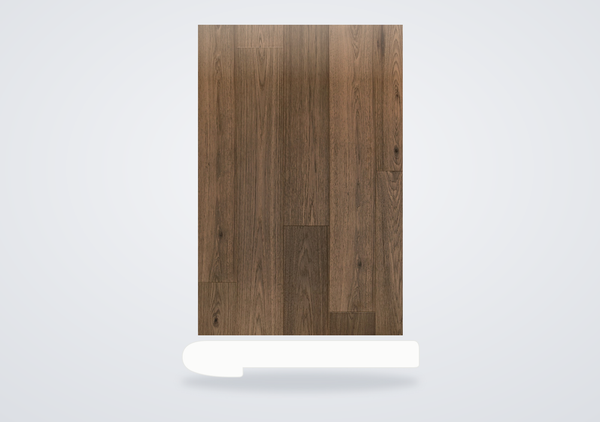 Mohawk Landry Valley Rue Brown Hickory Flush Stair Nose