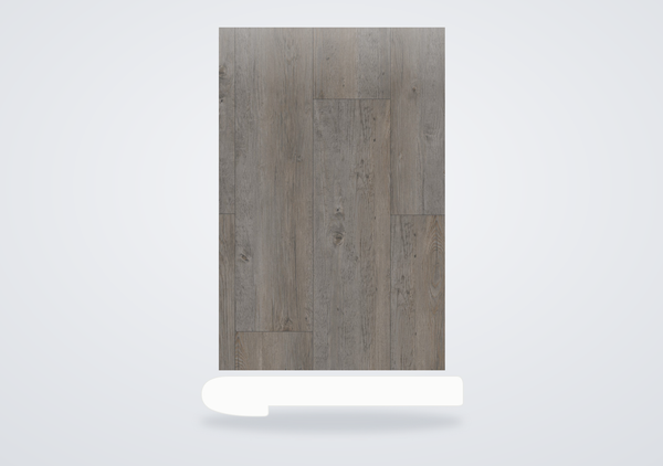 Mohawk Caldwell Gotham Grey Overlap Stair Nose