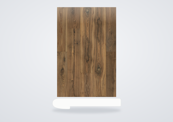 Mohawk Morena Bluffs Cliffside Pecan Overlap Stair Nose