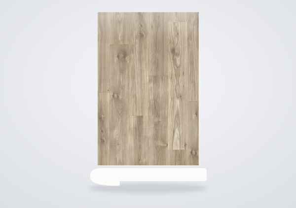 Mohawk Ivey Gates Polished Grey Oak Overlap Stair Nose