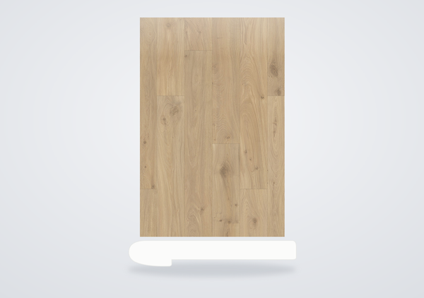 Mohawk Gardenia Lake Beach Blonde Oak Overlap Stair Nose