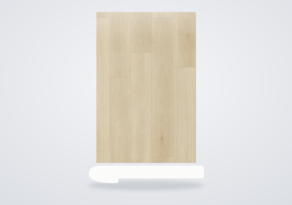 Mohawk Boardwalk Collective Bleached Linen Overlap Stair Nose