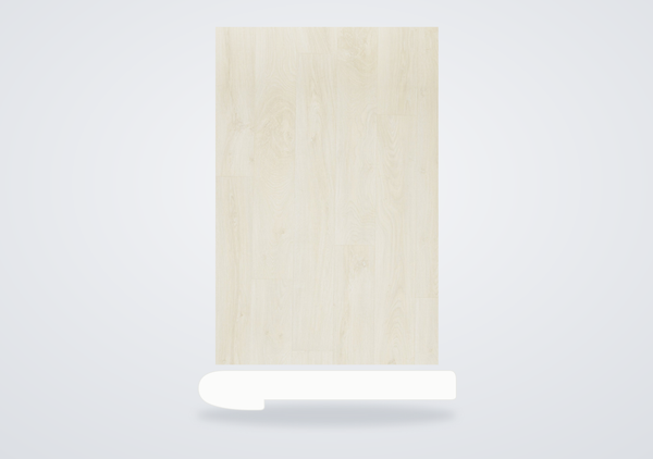 Mohawk Cypresta White Satin Oak Overlap Stair Nose