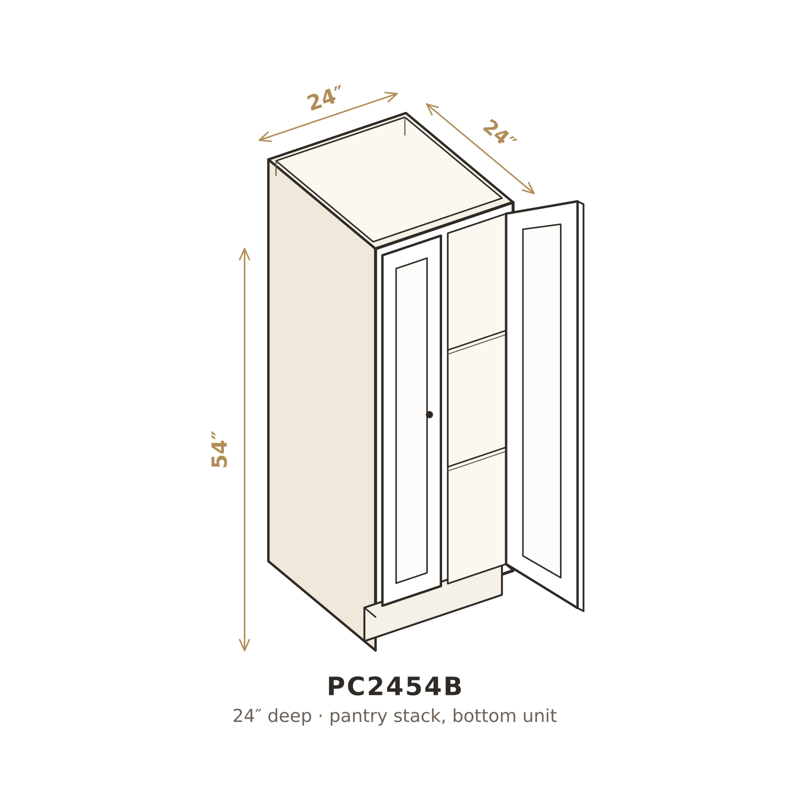 PC2454B 3D sketch