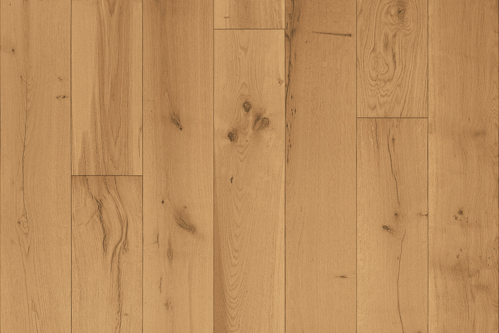 Garrison Private Selection Mesa engineered hardwood, 8-5/8-in European Oak plank with light wire-brush finish and micro-beveled edge