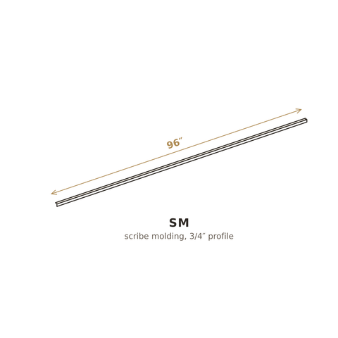 Roasted Espresso Shaker Scribe Molding