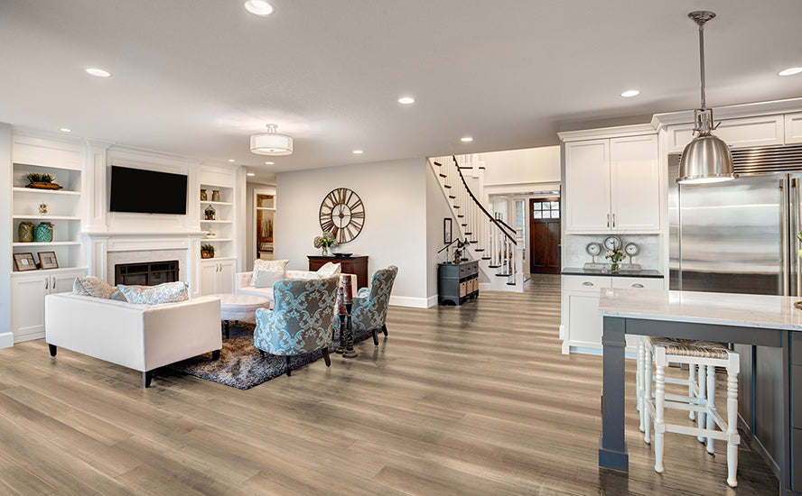 Maple Twilight engineered hardwood room scene