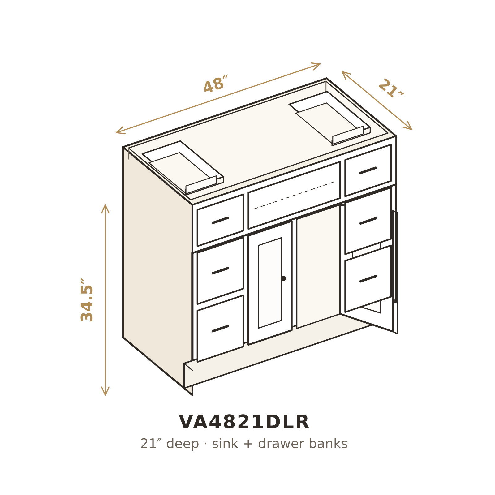 VA4821DLR 3D sketch