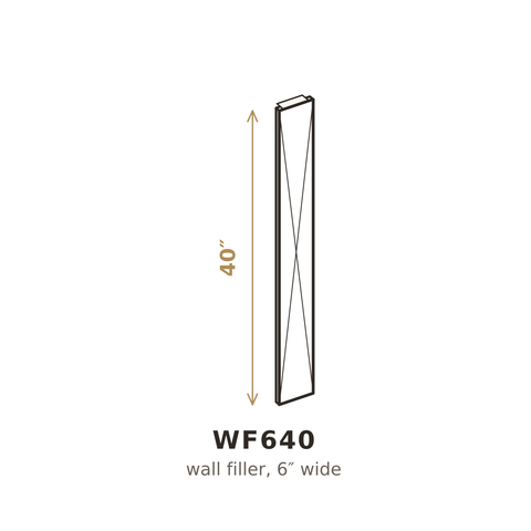Roasted Espresso Shaker Wall Filler 6" x 40"