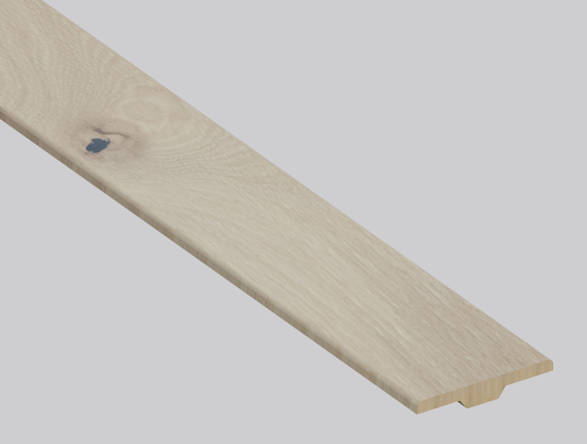 MSI Woodhills Aaron Blonde Oak Wood Flooring Blonde T-Molding — Flooring Trim in blonde tonality