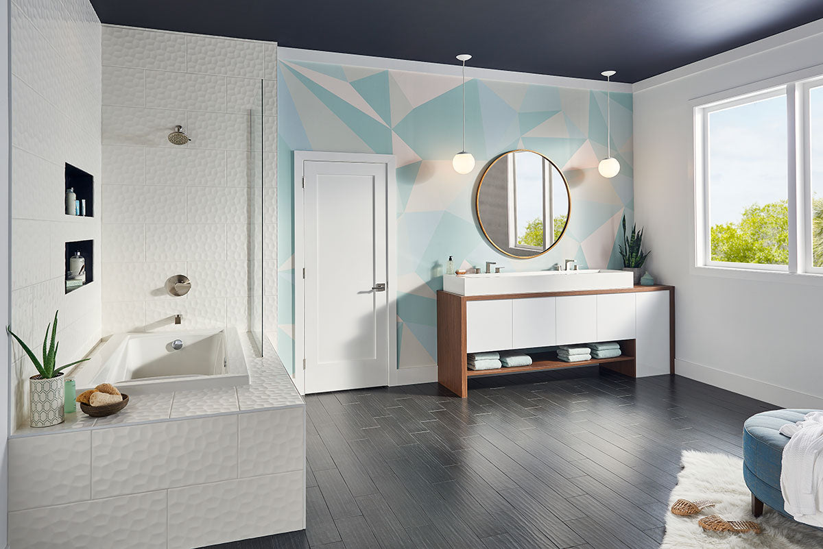MSI Adella Viso White 12x24 Ceramic Tile — surface detail in white tonality
