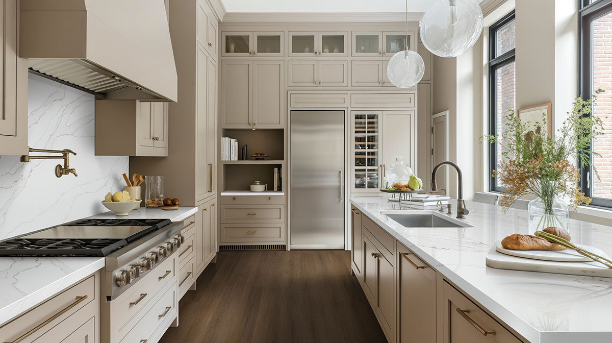 MSI XL Studio Adlar Luxury Vinyl Plank Flooring — surface detail in natural tonality
