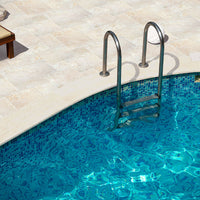 MSI Aegean Pearl Marble Paver — surface detail in pearl tonality