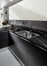 MSI Agatha Black - Granite Island Countertop