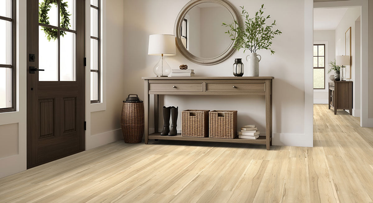 MSI Nove Akadia Luxury Vinyl Plank Flooring — surface detail in natural tonality
