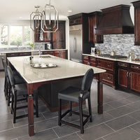 MSI Alaska Gray M Series — surface detail in gray tonality mini-panel natural stone cladding