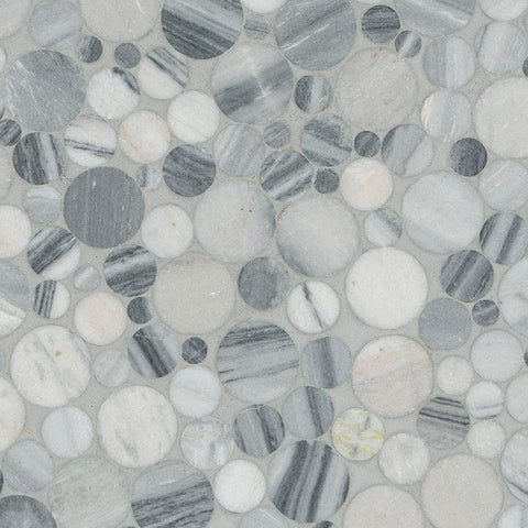 MSI Alaska Gray Pebble Polished Tile