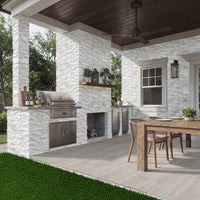 MSI Caldera Grigia Porcelain Paver — surface detail in natural tonality