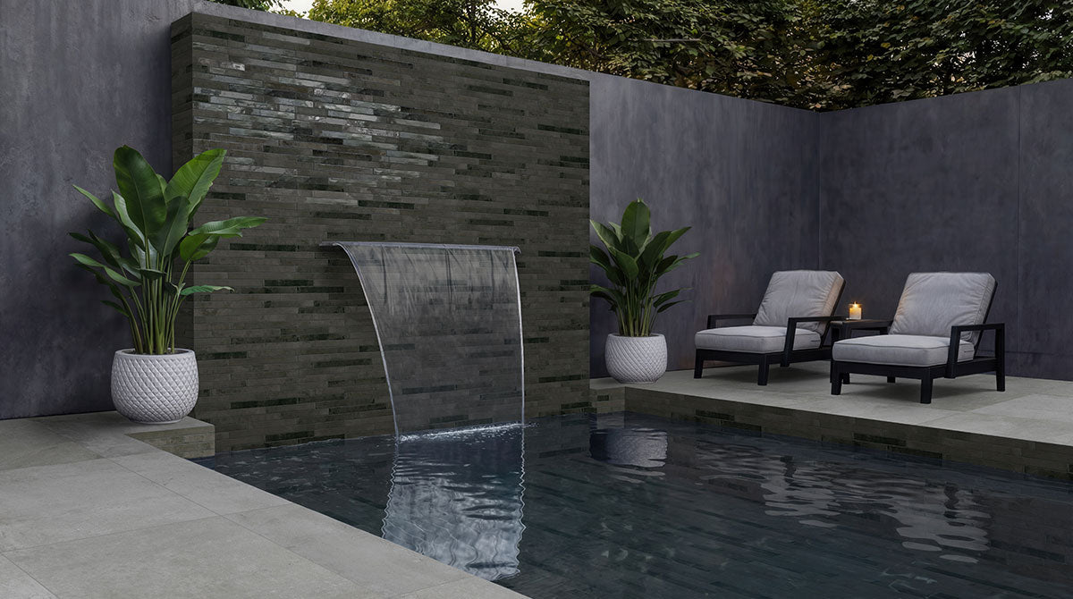 MSI Nolitan Smoke Porcelain Paver — surface detail in natural tonality